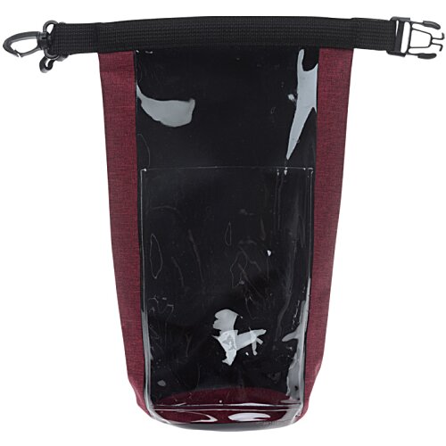 Additional Image 2 - a black and red waterproof bag