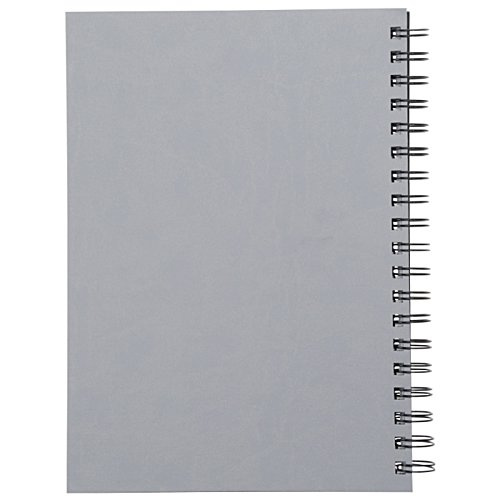 Additional Image 2 - a white notebook with a spiral bound