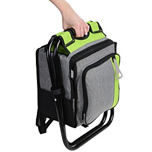 Additional Image 2 - a hand holding a grey and black bag