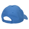 a blue hat on a white background