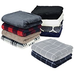 a stack of blankets on a white background