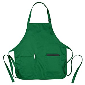Additional Image 1 - a green apron with straps