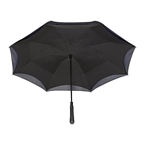 Additional Image 4 - a black umbrella with a tassel