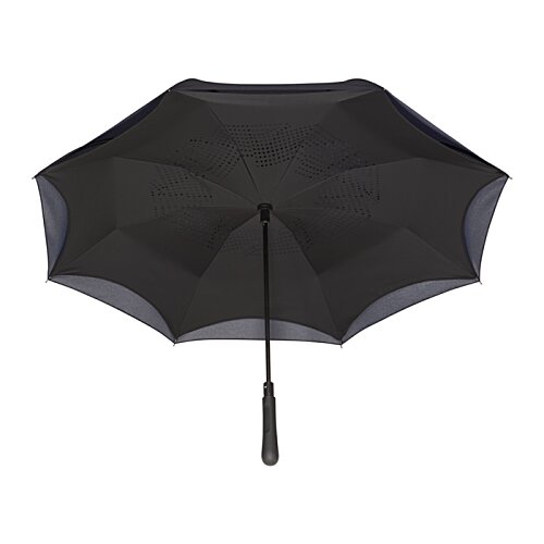 Additional Image 4 - a black umbrella with a tassel