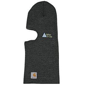 Additional Image 3 - a black ski mask with a white logo