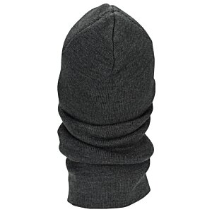 Additional Image 5 - a black beanie with a white background
