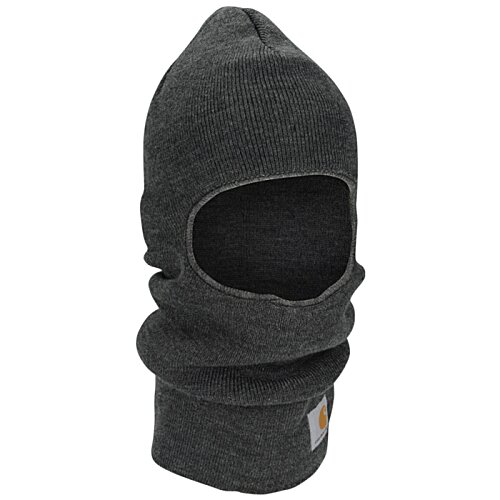 Additional Image 1 - a black ski mask with a hole