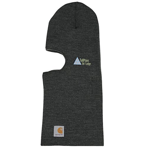 Additional Image 3 - a black ski mask with a white logo