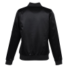 a black jacket with a white background