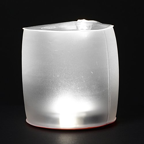 Additional Image 7 - a white candle holder with a light on