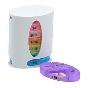 Additional Image 1 - a white cylinder with a colorful label