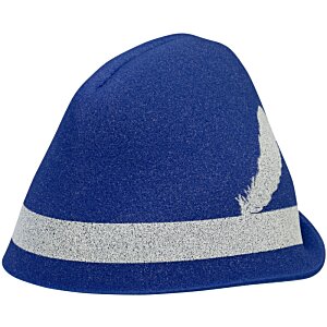 Additional Image 2 - a blue hat with white stripe