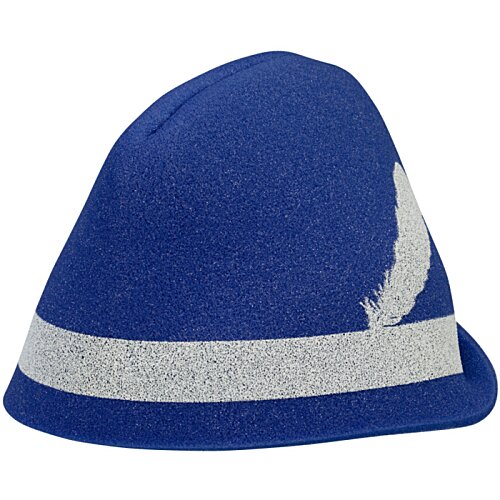 Additional Image 2 - a blue hat with white stripe