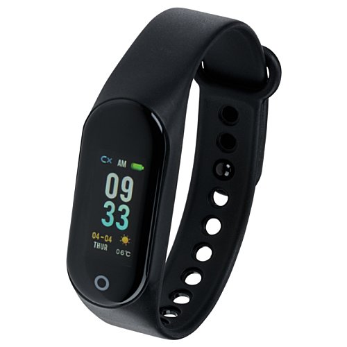 Additional Image 5 - a black watch with a digital display