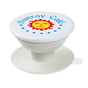 Additional Image 3 - a white object with a red and blue design