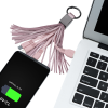 View Image 2 of 4 of Tassel Charging Cable Keychain