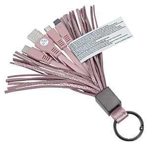 Additional Image 2 - a key chain with tassels