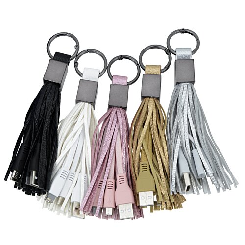 Additional Image 3 - a group of tassels on a key chain