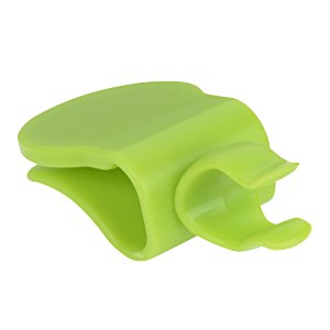 Additional Image 2 - a green clip on a white background