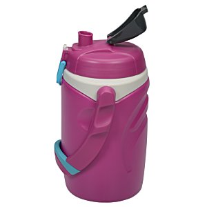 Additional Image 2 - a purple water bottle with a handle