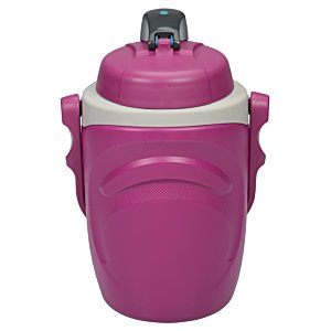 Additional Image 3 - a pink plastic water bottle