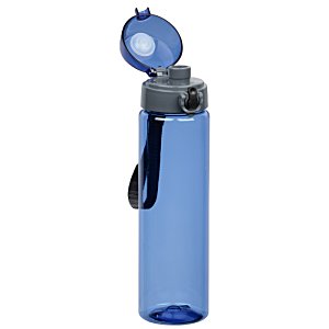 Additional Image 1 - a blue water bottle with a lid