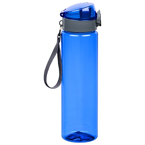 Additional Image 2 - a blue water bottle with a strap