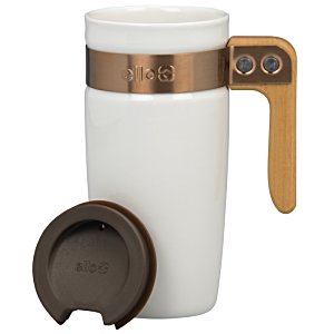 Additional Image 2 - a white and gold coffee mug