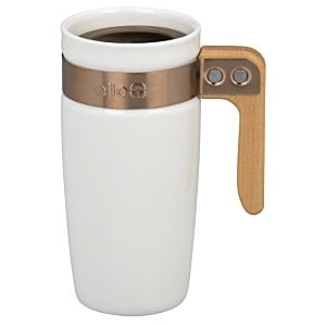 Additional Image 3 - a white and gold coffee mug