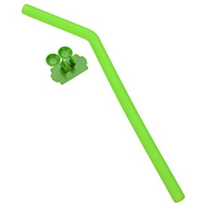 Additional Image 3 - a green straw with a small green flower