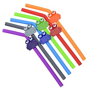 Additional Image 4 - a group of colorful straws