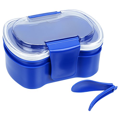 Additional Image 5 - a blue lunch box with a lid