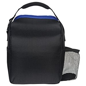 Additional Image 1 - a black and blue lunch bag