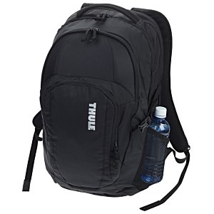 Additional Image 1 - a black backpack with a bottle
