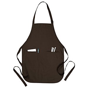 Additional Image 1 - a brown apron with a strap