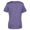 a purple shirt on a white background
