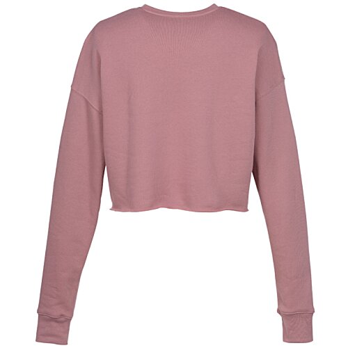 Additional Image 1 - a pink long sleeved shirt