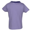 View Image 3 of 3 of Rabbit Skins Fine Jersey Ruffle Neck T-Shirt - Toddler