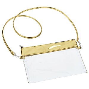 Additional Image 1 - a white bag with a gold strap