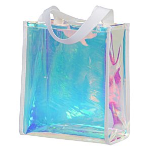 Additional Image 1 - a blue bag with a white handle