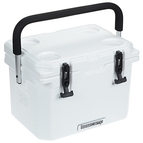 Additional Image 2 - a white cooler with black handles