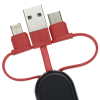 View Image 3 of 8 of Dawson Light-Up Logo Duo Charging Cable - 24 hr