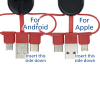 View Image 8 of 8 of Dawson Light-Up Logo Duo Charging Cable - 24 hr