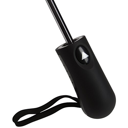 Additional Image 3 - a black umbrella with a black handle