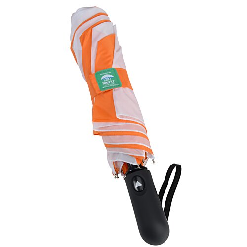 Additional Image 4 - an orange and white umbrella