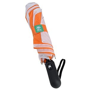 Additional Image 4 - an orange and white umbrella