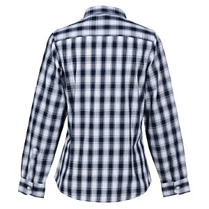 Additional Image 1 - a back of a flannel shirt