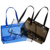 View Image 2 of 4 of Tinted Clear Tote