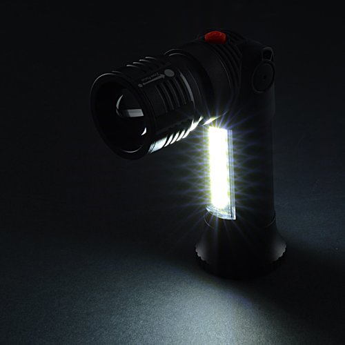 Additional Image 3 - a black flashlight with a light on it