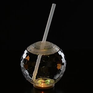 Additional Image 2 - a round glass with a straw inside